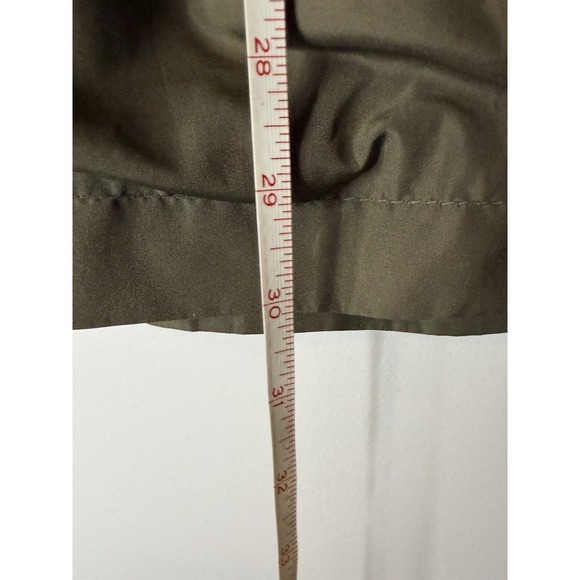 A New Day Jacket Womens XL Green Water Resistant Hooded Parka Raincoat Pockets - Picture 15 of 15